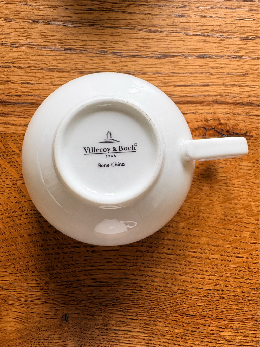 Set of 3-Villeroy and Boch Royal Weiss Fine Bone cups & saucers- made in Germany - Picture 8 of 15